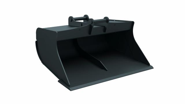 Grading bucket for excavators