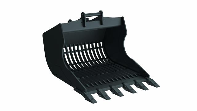 Skeleton bucket for excavators