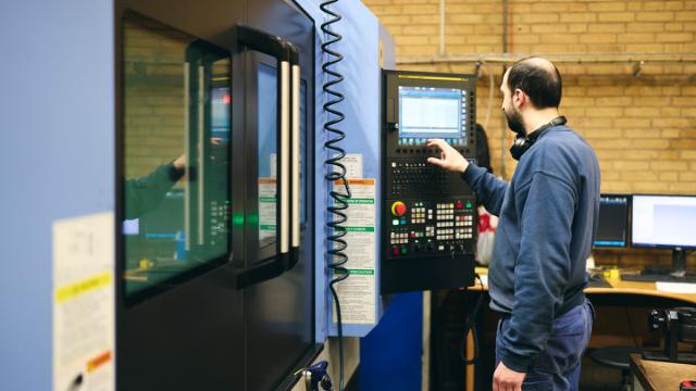 CNC technology machining equipment at Sjørring