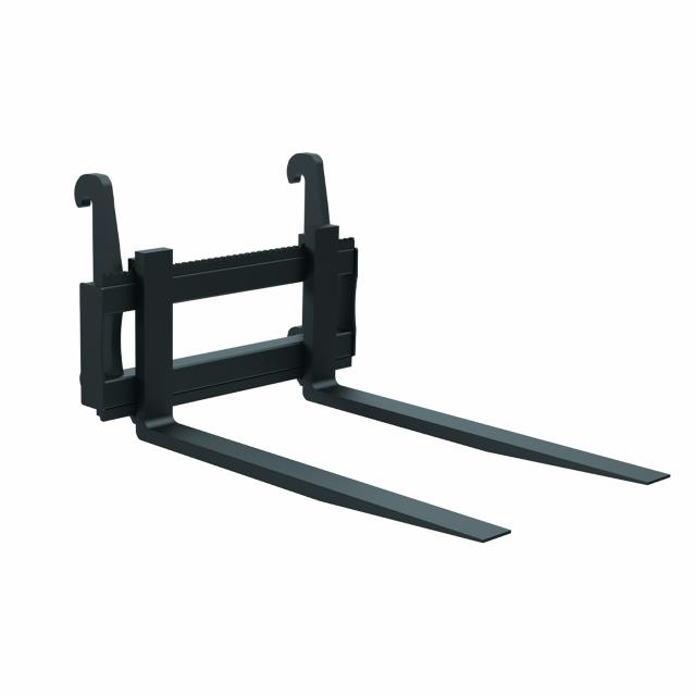 Pallet forks for wheel loaders